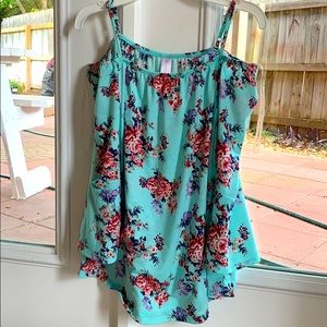 Off the shoulder strapless blouse